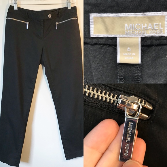Michael Kors Black Dress Pants Size 6 - Picture 1 of 5